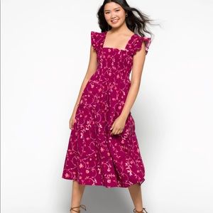 🌺 Hill House Burgundy Dress